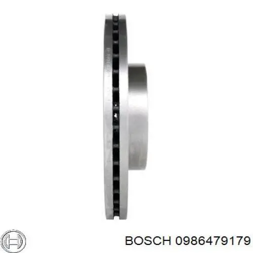 0986479179 Bosch disco de freno delantero