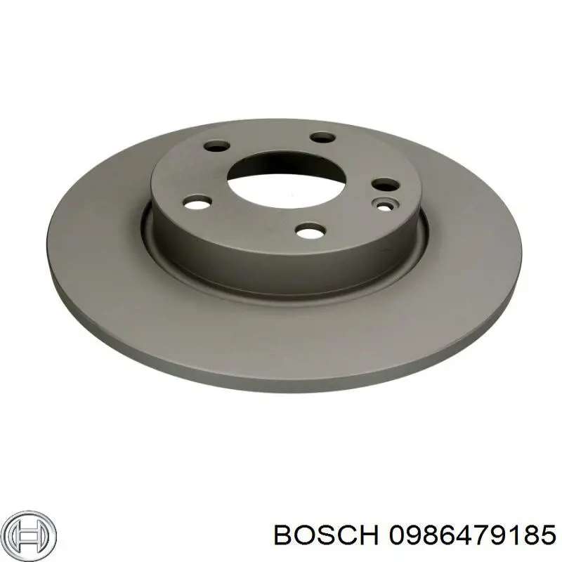 0 986 479 185 Bosch freno de disco delantero