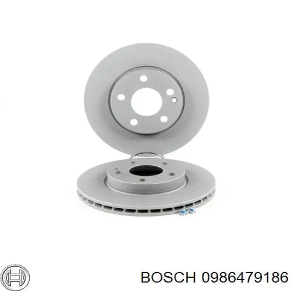 0986479186 Bosch freno de disco delantero