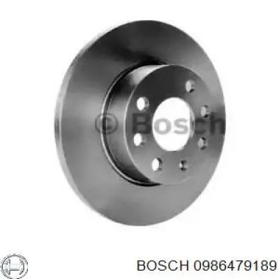 0986479189 Bosch freno de disco delantero