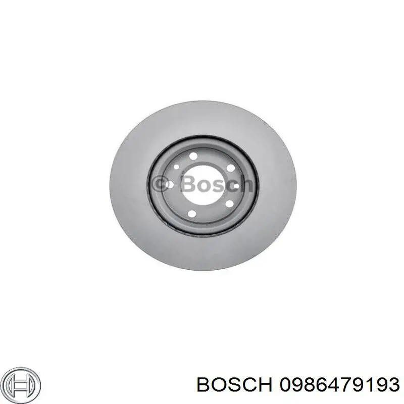 0986479193 Bosch disco de freno delantero