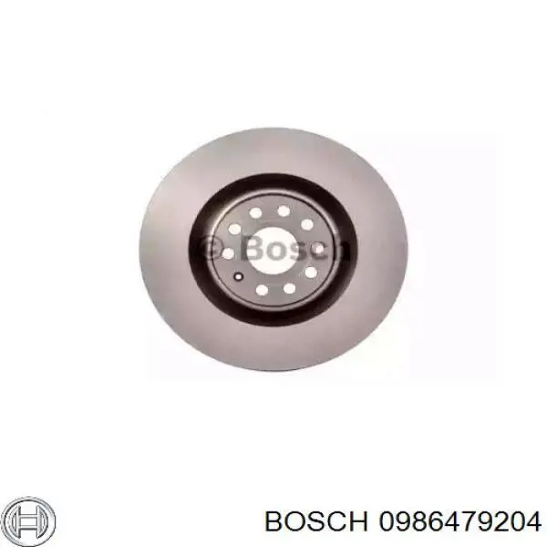 0986479204 Bosch disco de freno delantero