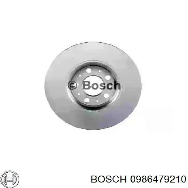 0986479210 Bosch disco de freno delantero