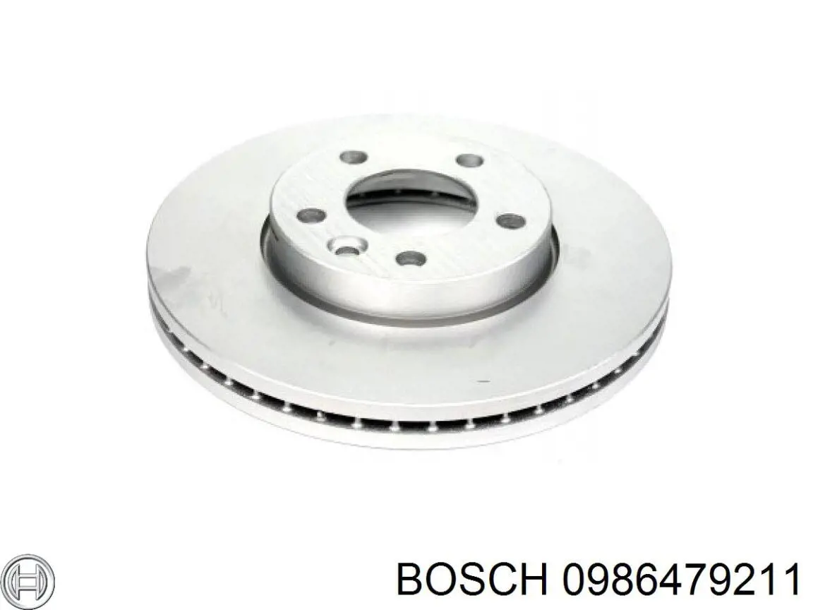 0986479211 Bosch disco de freno delantero