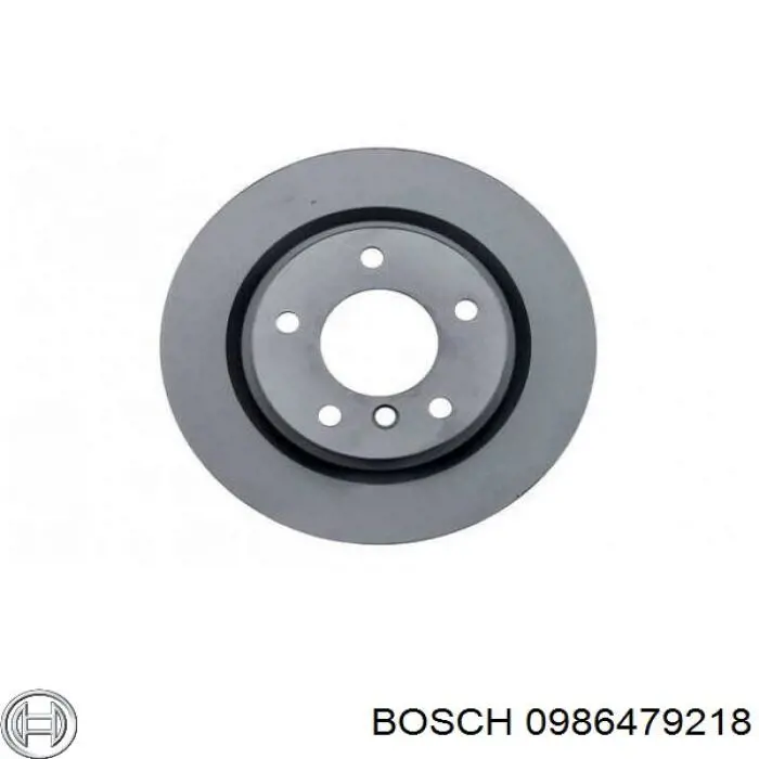 0986479218 Bosch disco de freno trasero
