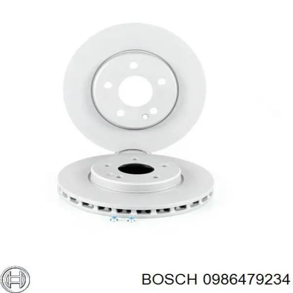 0986479234 Bosch freno de disco delantero