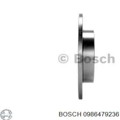 0986479236 Bosch disco de freno trasero