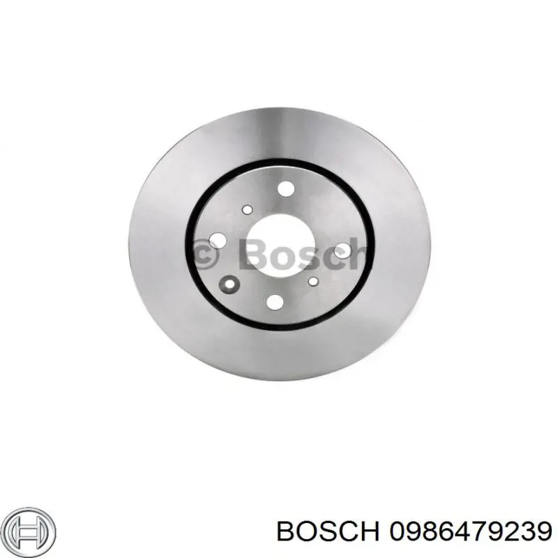 0986479239 Bosch disco de freno delantero