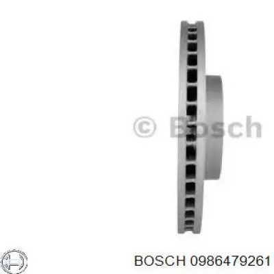 Disco de freno 0986479261 Bosch