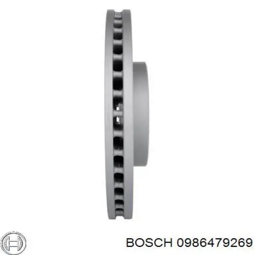 0986479269 Bosch disco de freno delantero