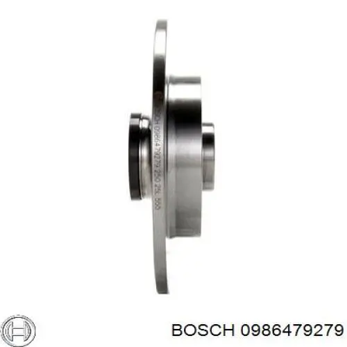 0986479279 Bosch disco de freno trasero