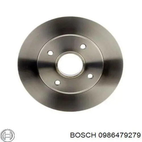 Disco de freno trasero 0986479279 Bosch
