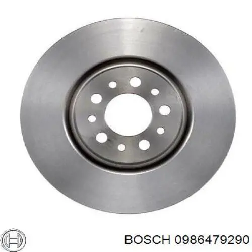 986479290 Bosch freno de disco delantero