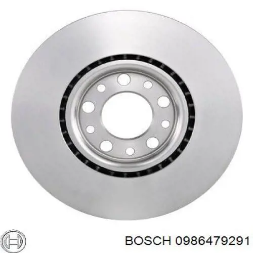 0986479291 Bosch disco de freno delantero