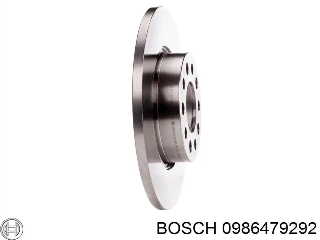 Disco de freno trasero 0986479292 Bosch