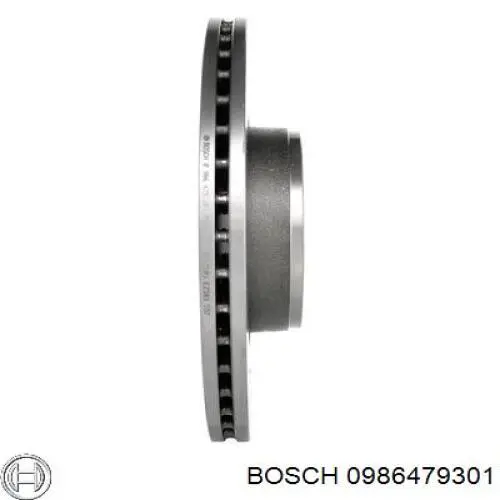 0986479301 Bosch disco de freno delantero