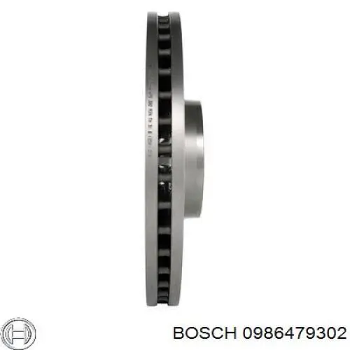 0986479302 Bosch freno de disco delantero