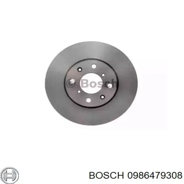 0986479308 Bosch disco de freno delantero