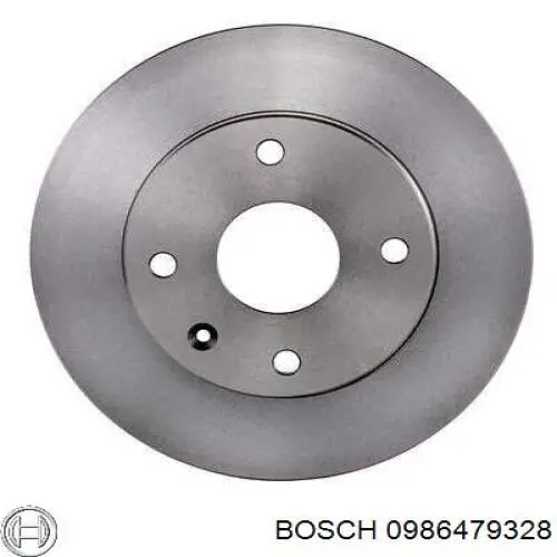 0 986 479 328 Bosch disco de freno delantero