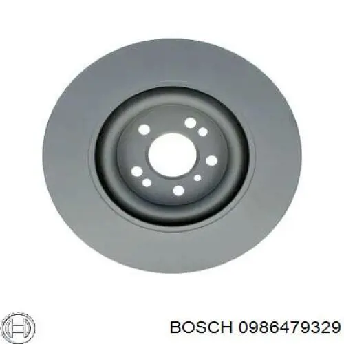 0986479329 Bosch disco de freno delantero