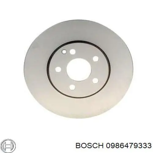 0 986 479 333 Bosch disco de freno delantero