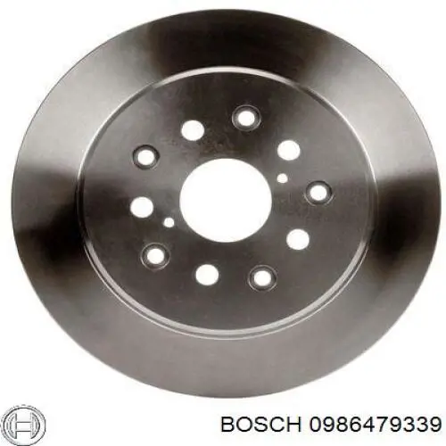 0 986 479 339 Bosch disco de freno trasero