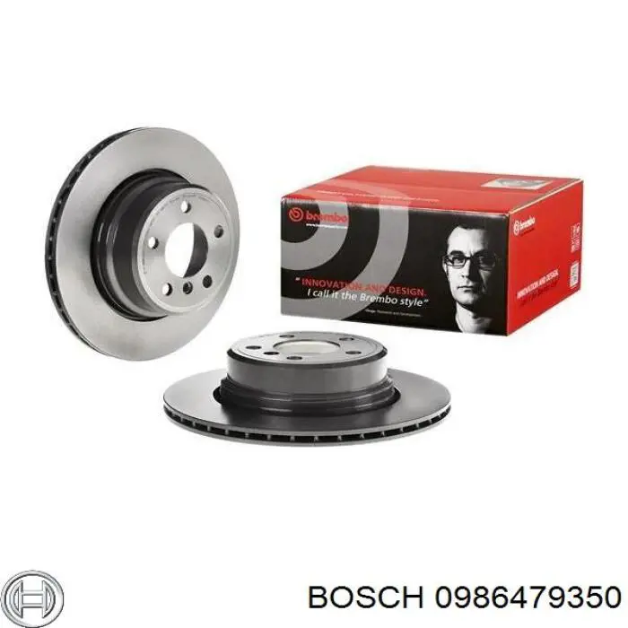 Comprar 0986479350 Bosch Disco de freno trasero
