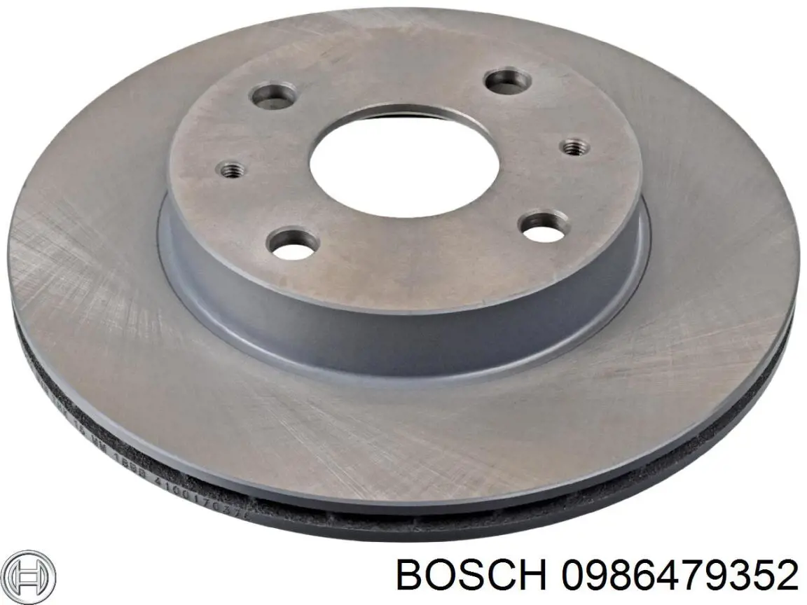 0986479352 Bosch disco de freno delantero