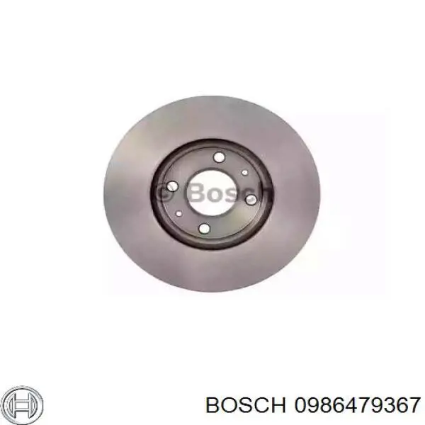 0986479367 Bosch freno de disco delantero