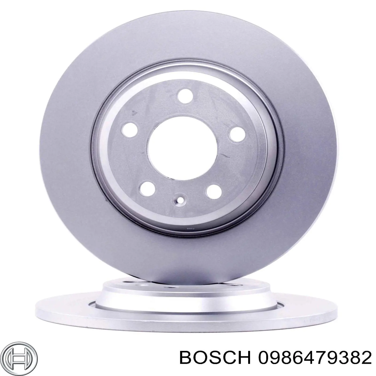 0986479382 Bosch disco de freno trasero