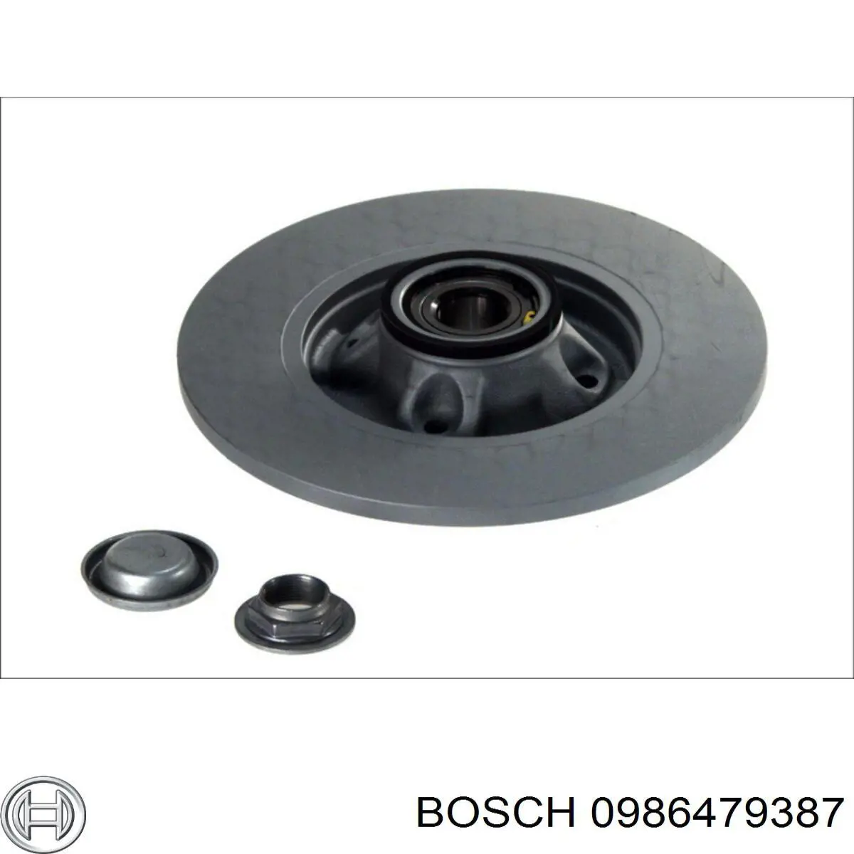 Disco de freno trasero 0986479387 Bosch