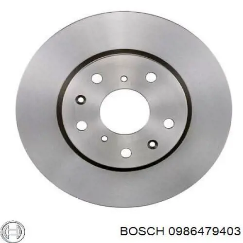 0986479403 Bosch disco de freno delantero