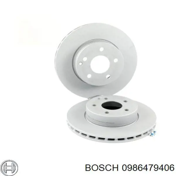 0 986 479 406 Bosch disco de freno delantero