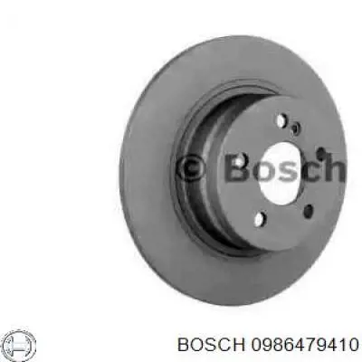0986479410 Bosch disco de freno trasero