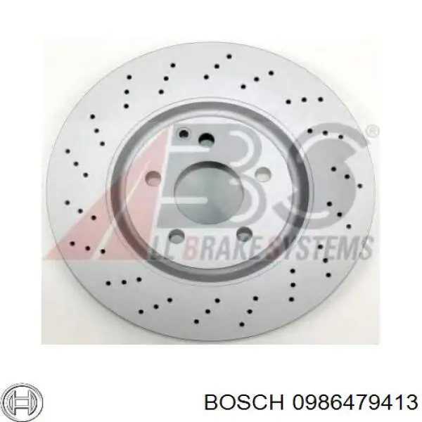 0986479413 Bosch freno de disco delantero