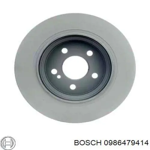 0986479414 Bosch disco de freno trasero