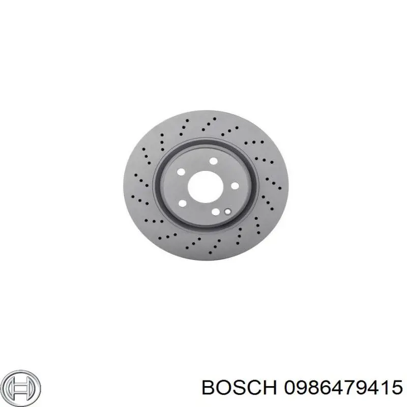 0 986 479 415 Bosch disco de freno delantero