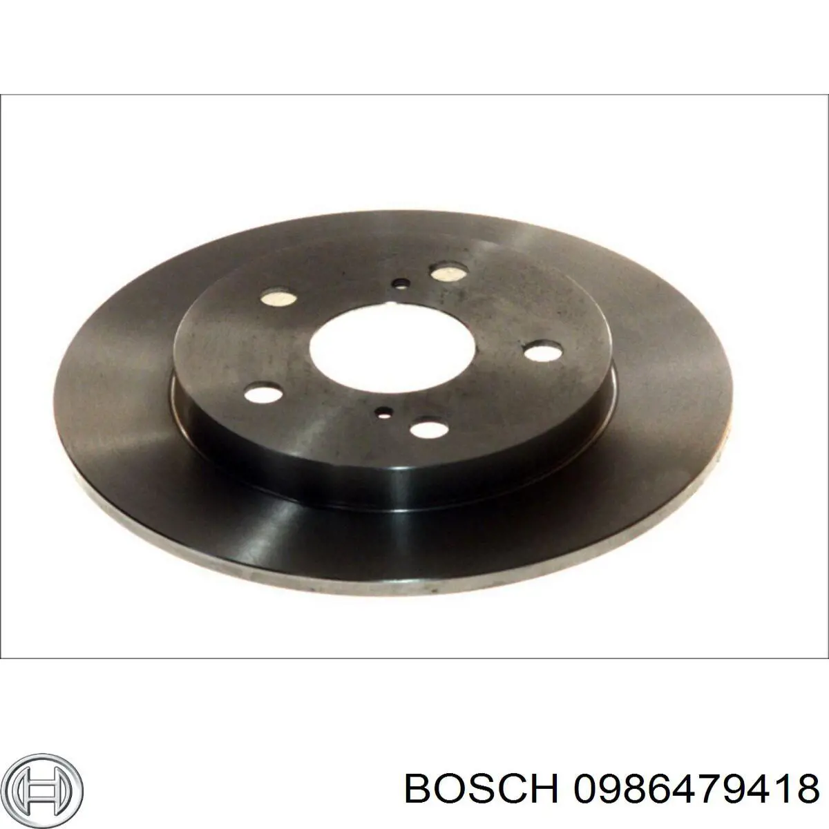 0986479418 Bosch disco de freno trasero