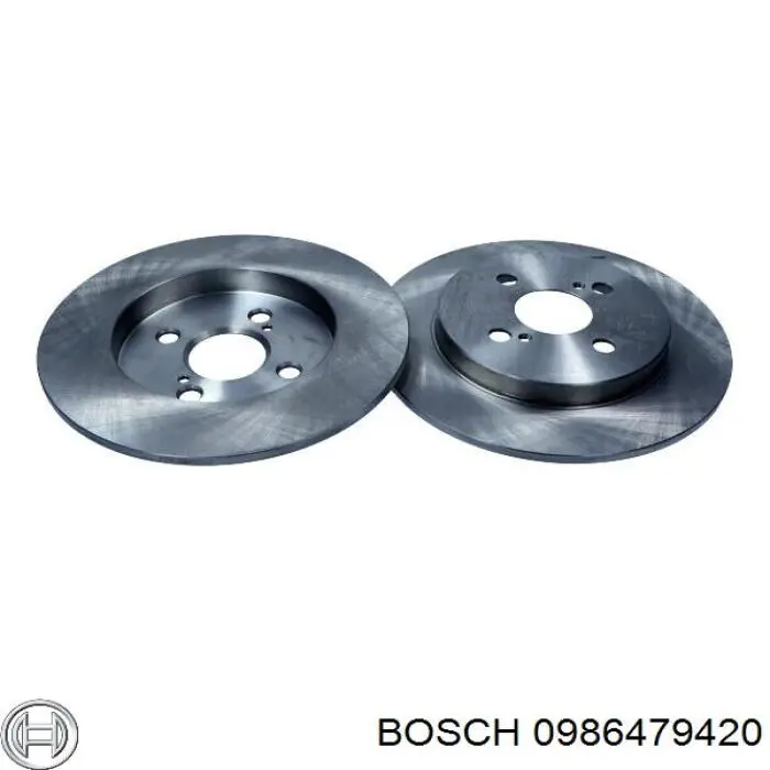 Comprar 0986479420 Bosch Disco de freno trasero