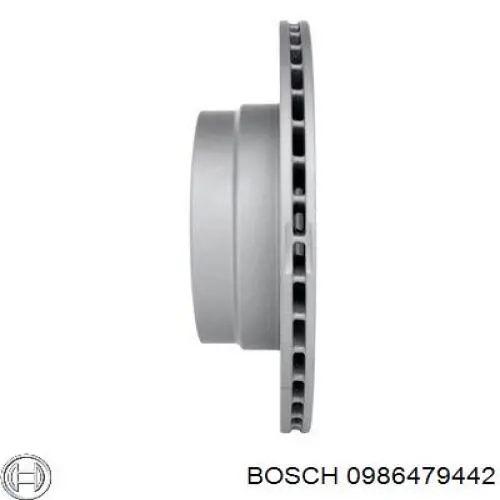 0986479442 Bosch disco de freno trasero