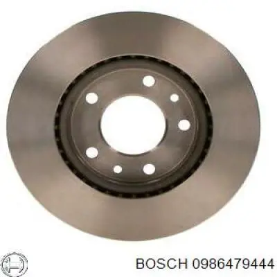 0986479444 Bosch disco de freno delantero