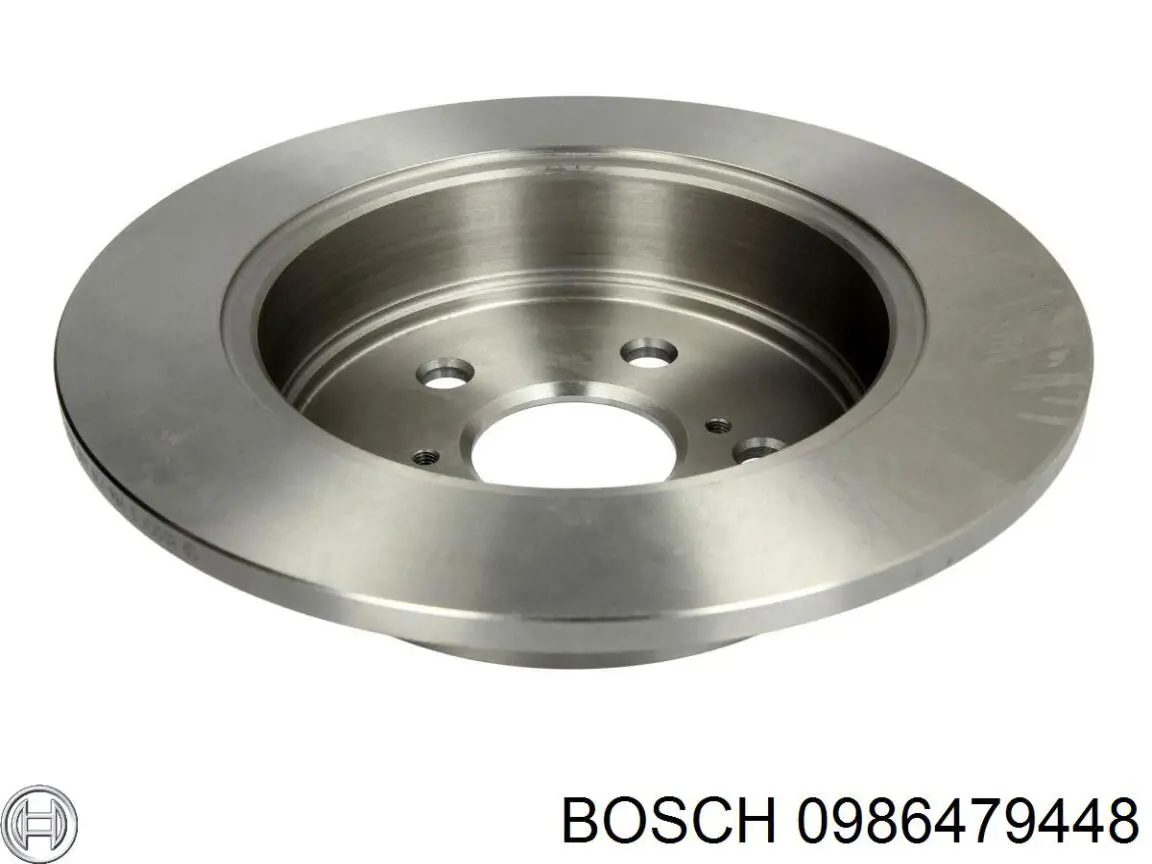 0986479448 Bosch disco de freno trasero