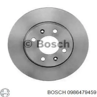 0986479459 Bosch freno de disco delantero