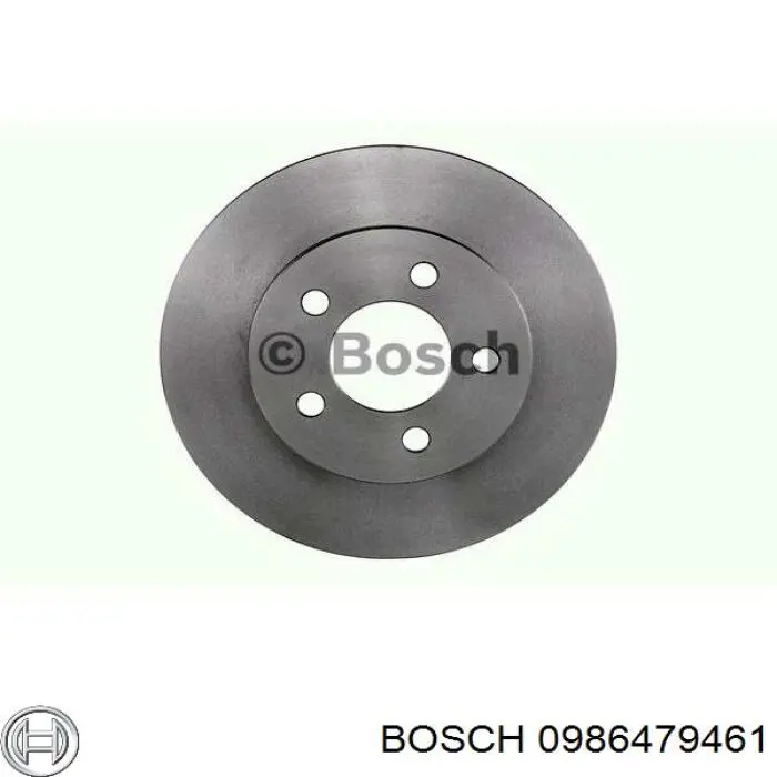 0 986 479 461 Bosch disco de freno delantero