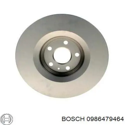 0 986 479 464 Bosch freno de disco delantero