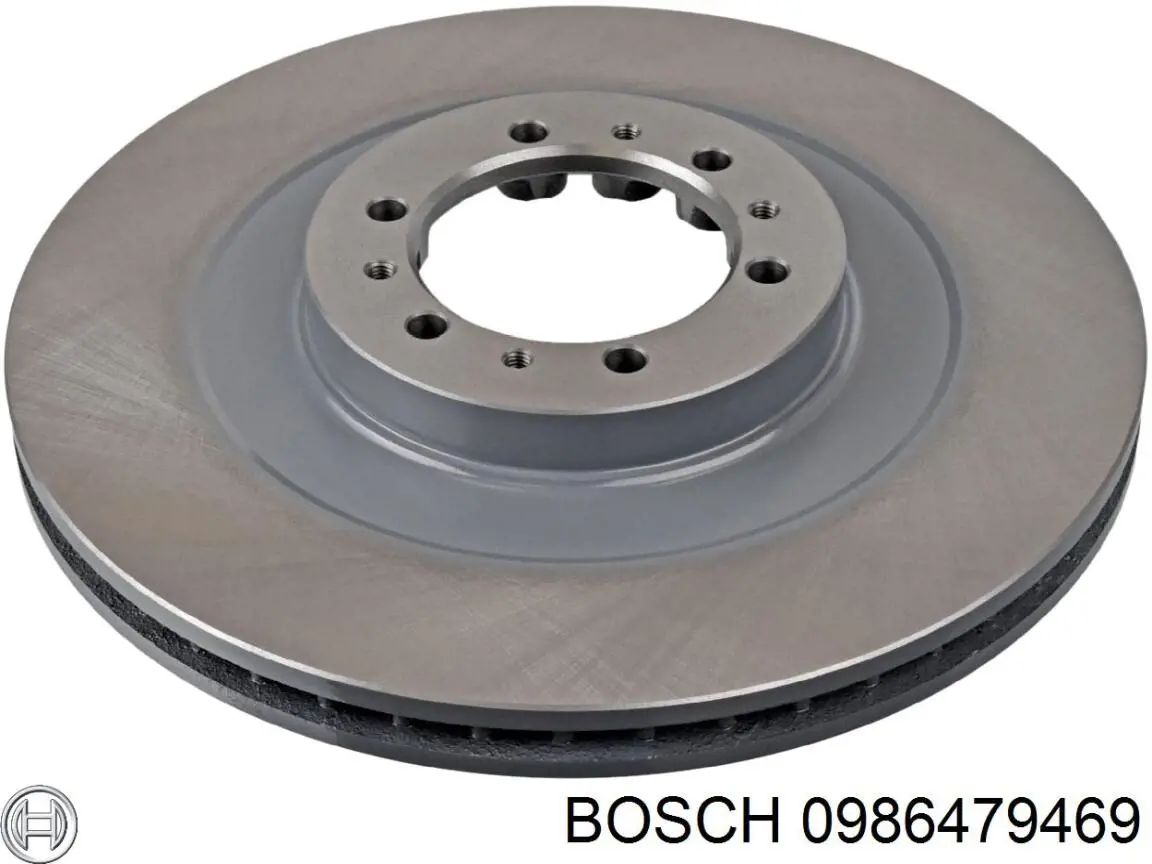 Disco de freno 0986479469 Bosch