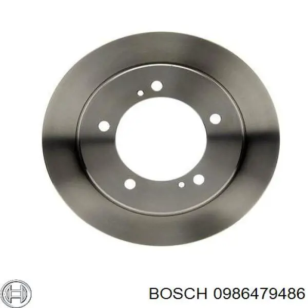 0986479486 Bosch disco de freno delantero