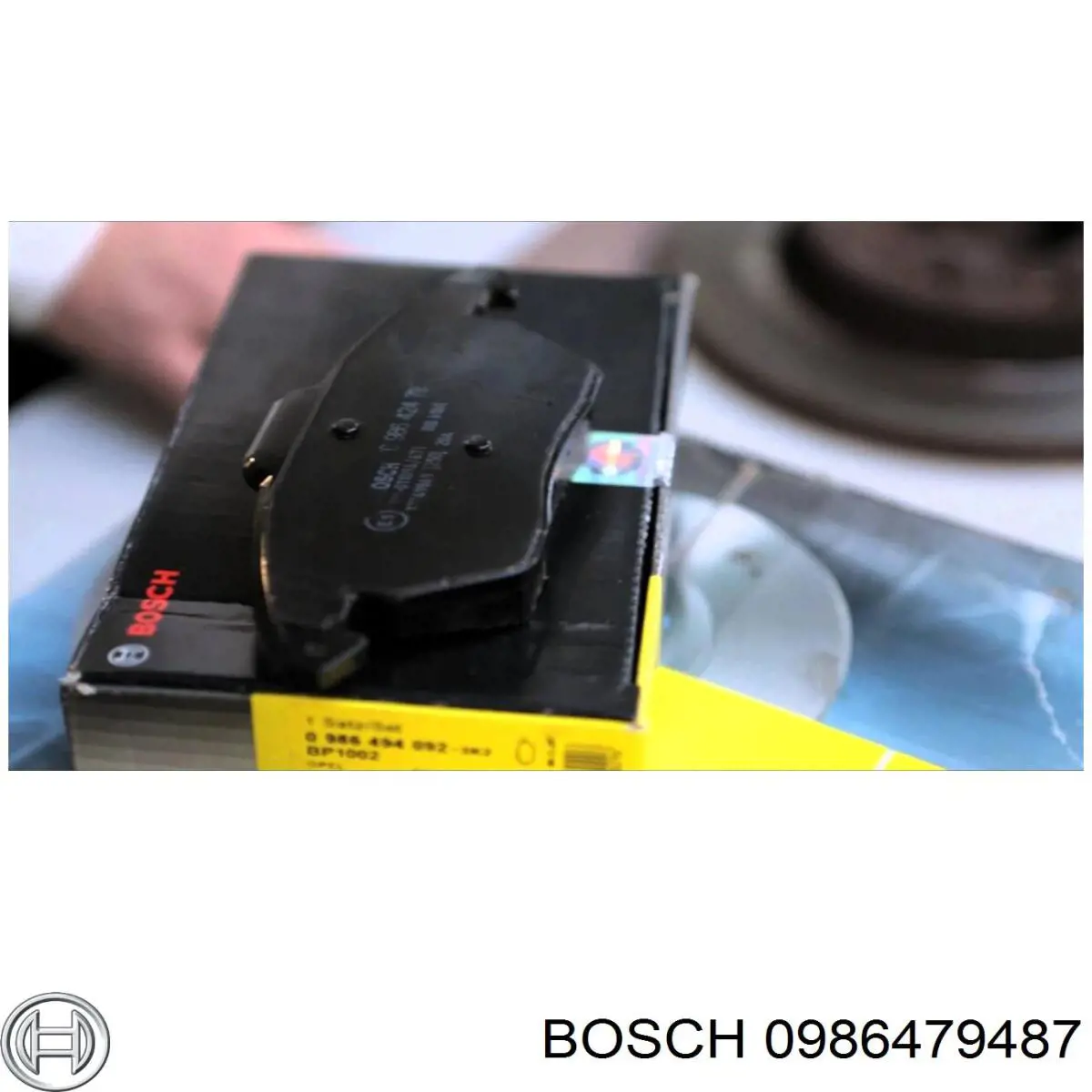 0986479487 Bosch freno de disco delantero