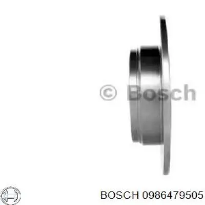 0986479505 Bosch disco de freno trasero