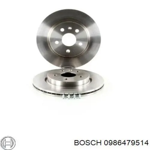 0986479514 Bosch disco de freno trasero